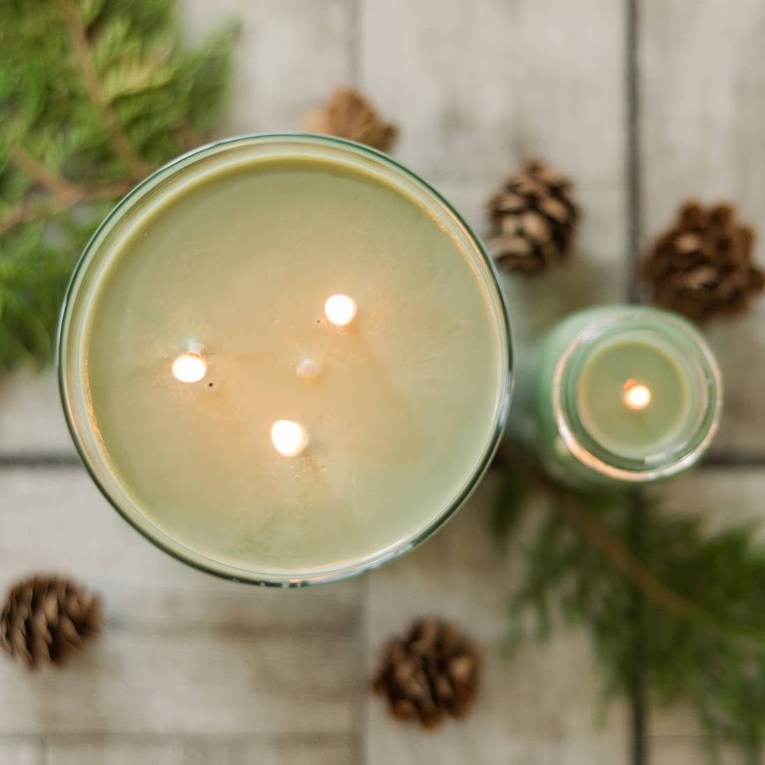 2 oz Mini Mason Fraser Fir Soy Jar Candle