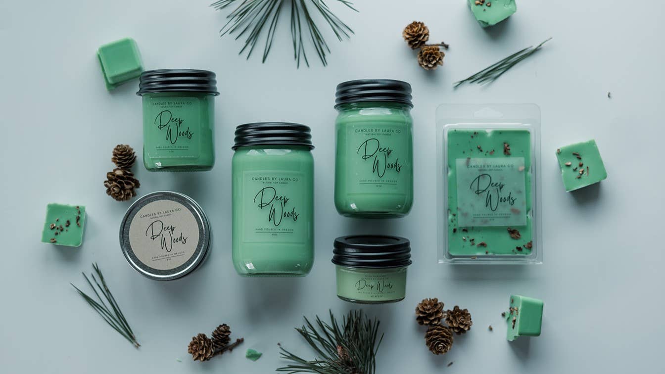 Deep Woods Soy Jar