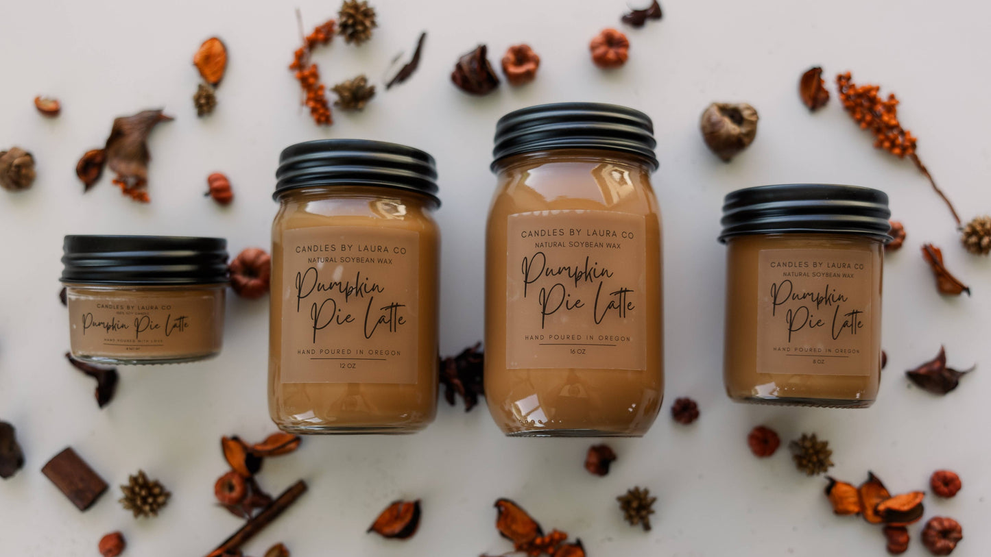 Pumpkin Pie Latte Soy Jar Candle