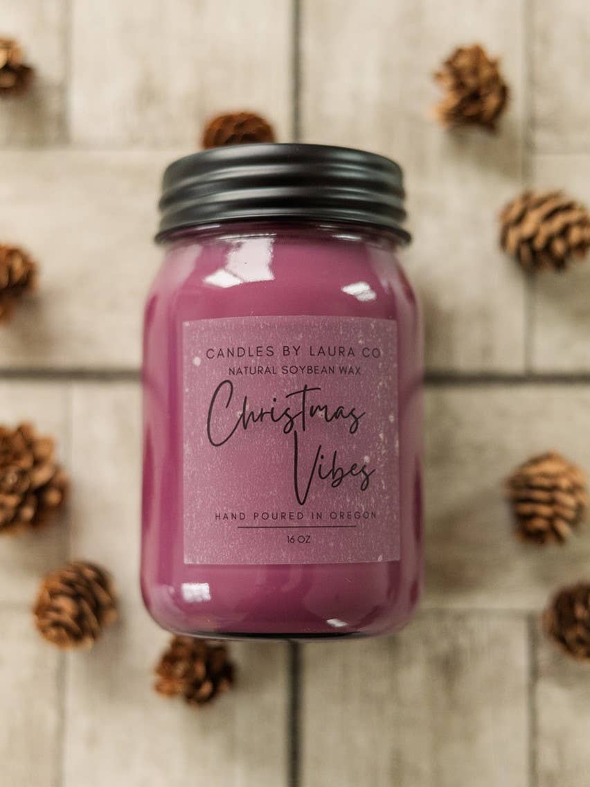 Christmas Vibes Soy Jar Candle