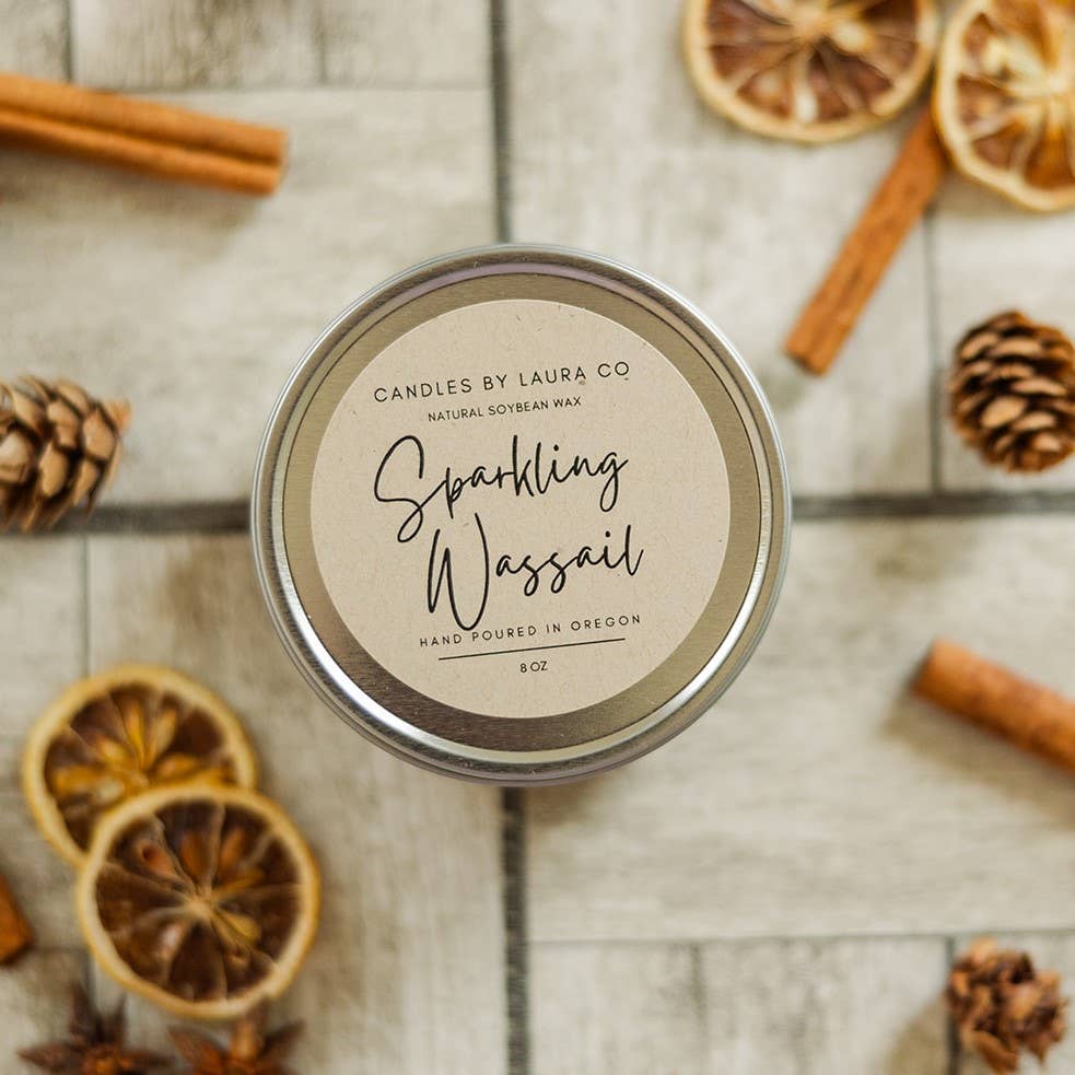 Sparkling Wassail 8 oz Soy Gift Tin