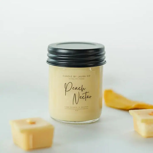 Peach Nectar 8 oz Jar Candle
