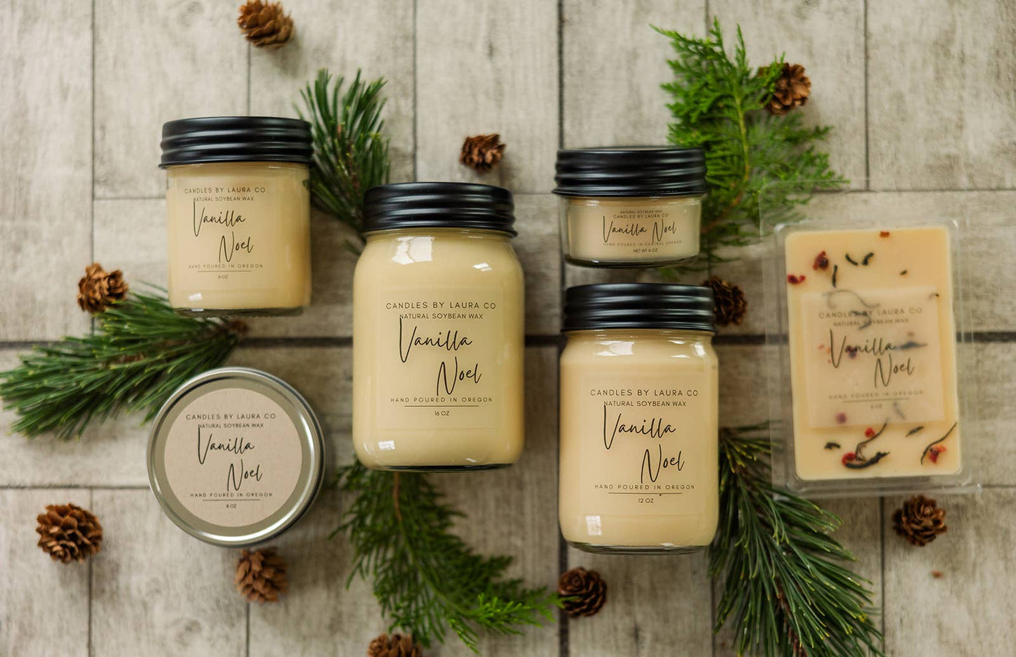 Vanilla Noel Soy Jar Candle