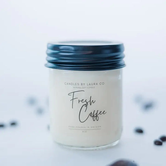 Fresh Coffee 8 oz Jar Candle