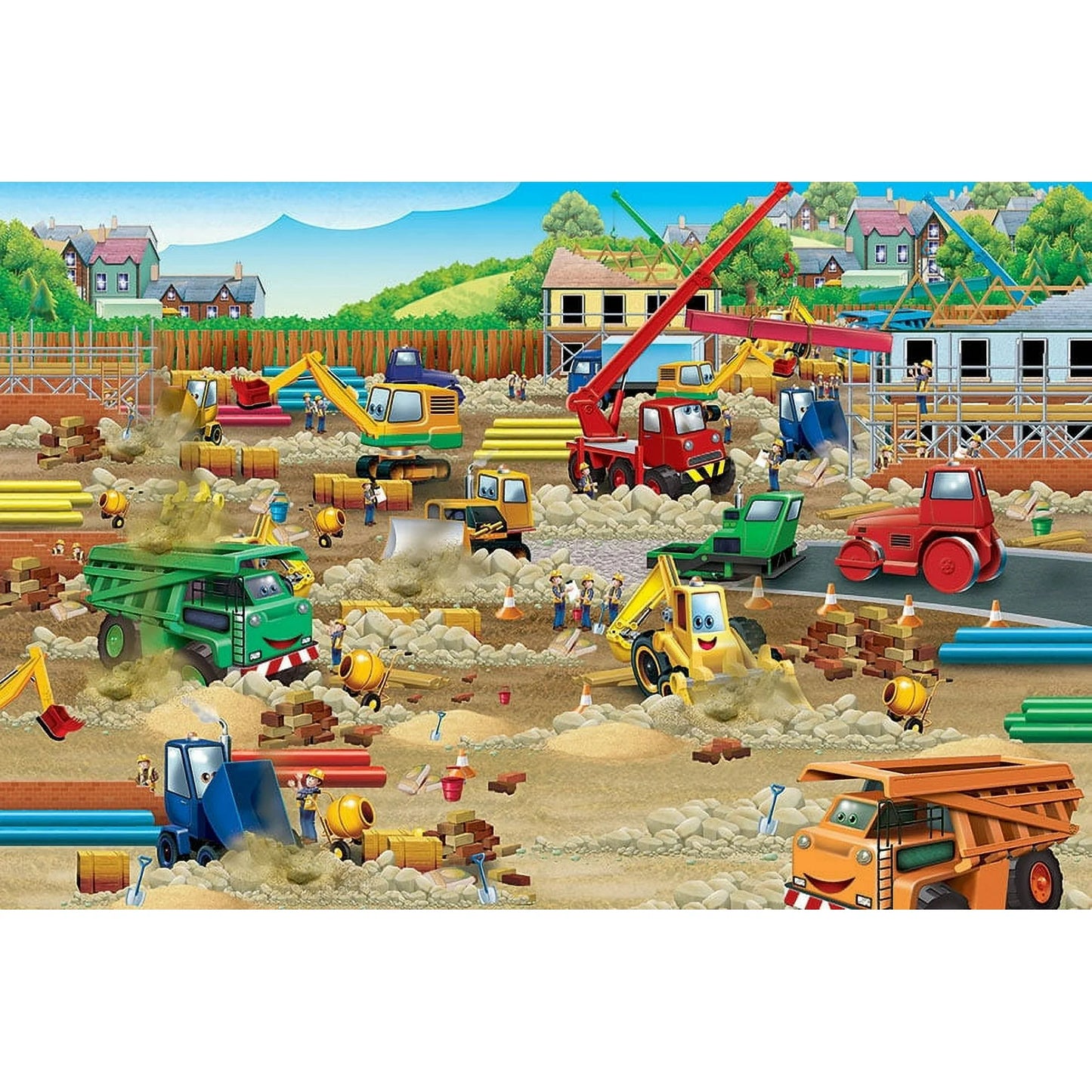 Cobble Hill Floor Puzzle "Construction Zone"
