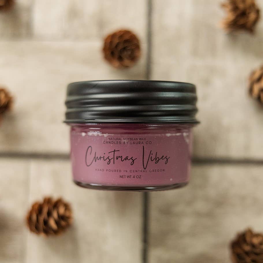 Christmas Vibes Soy Jar Candle