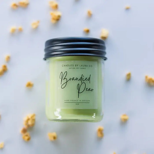 Brandied Pear 8 oz Jar Candle