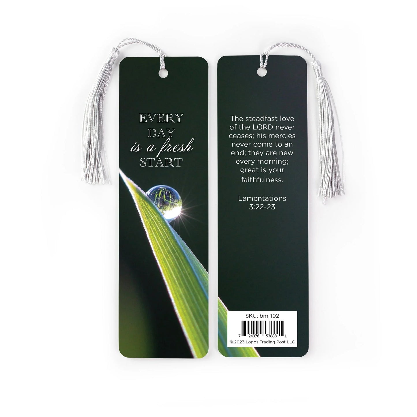 Tasseled Bookmark - A Fresh Start
