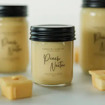 Peach Nectar 8 oz Jar Candle