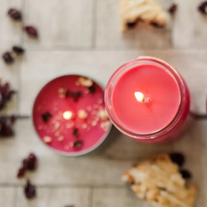 Cranberry Scones 8 oz Tin Candle