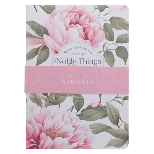 Notebook Set 3pc Noble Things Prov. 31:29