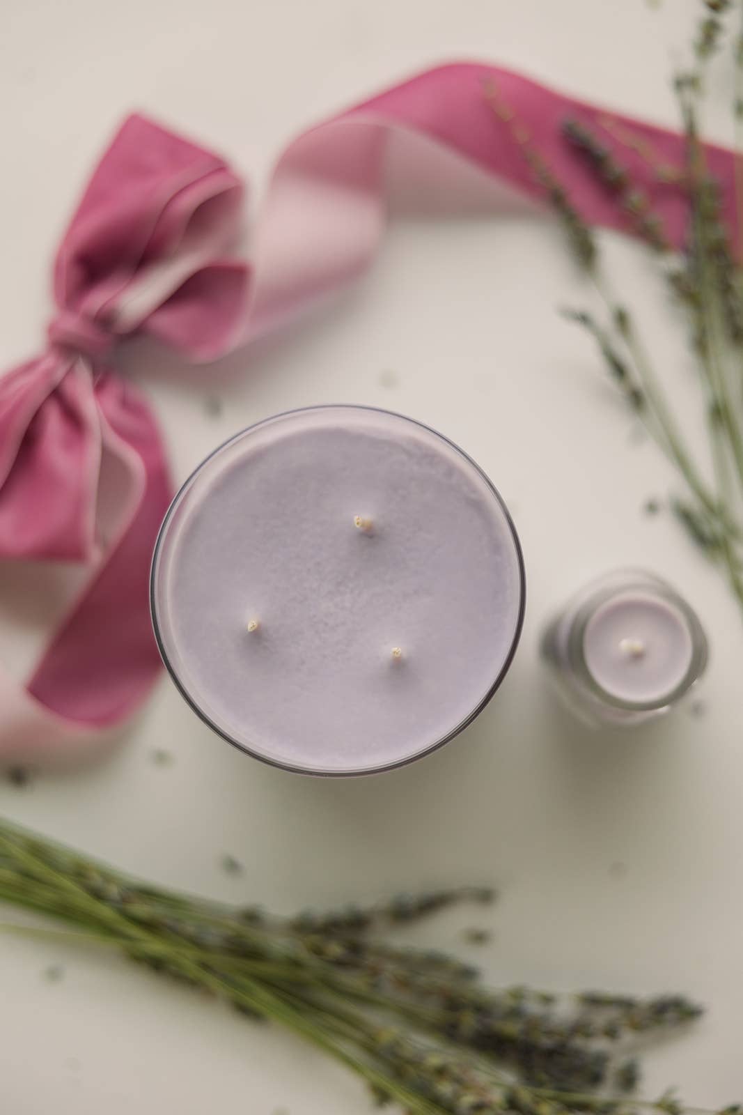 2 oz Mini Mason Lavender Fields Soy Jar Candle