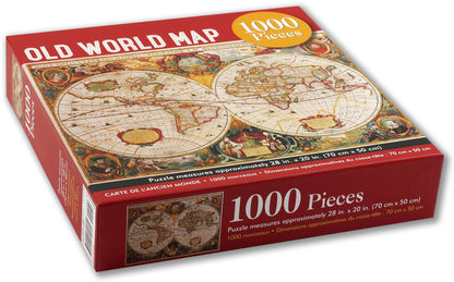 Old World Map Jigsaw Puzzle