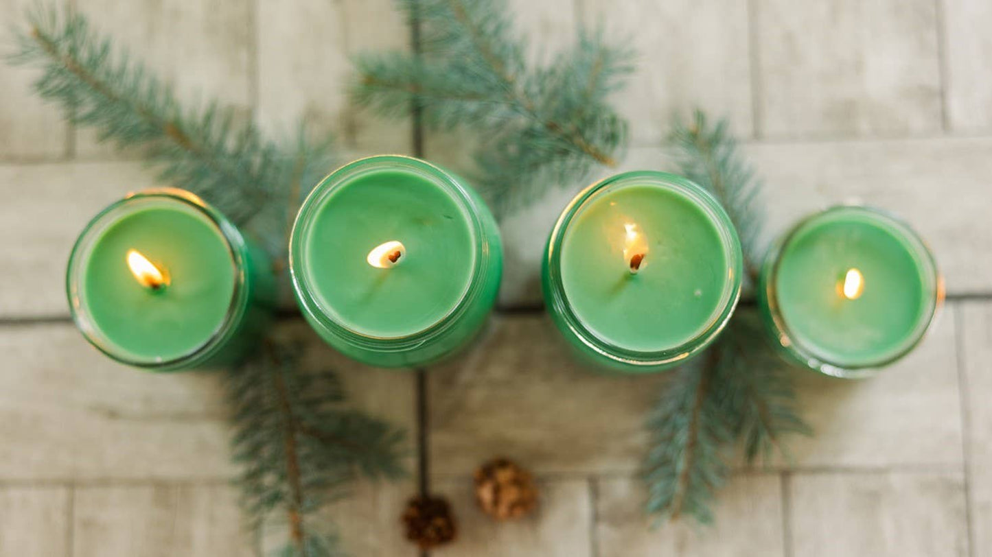 Sugared Spruce Soy Jar Candle