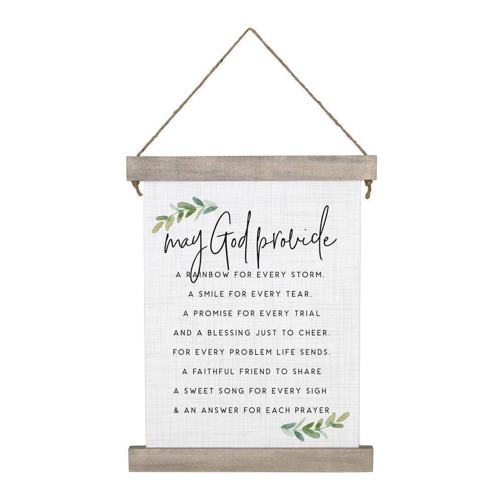Hanging Canvas - May God Provide