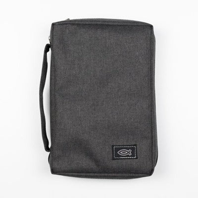 Medium Bible Case, Polyester, Gray