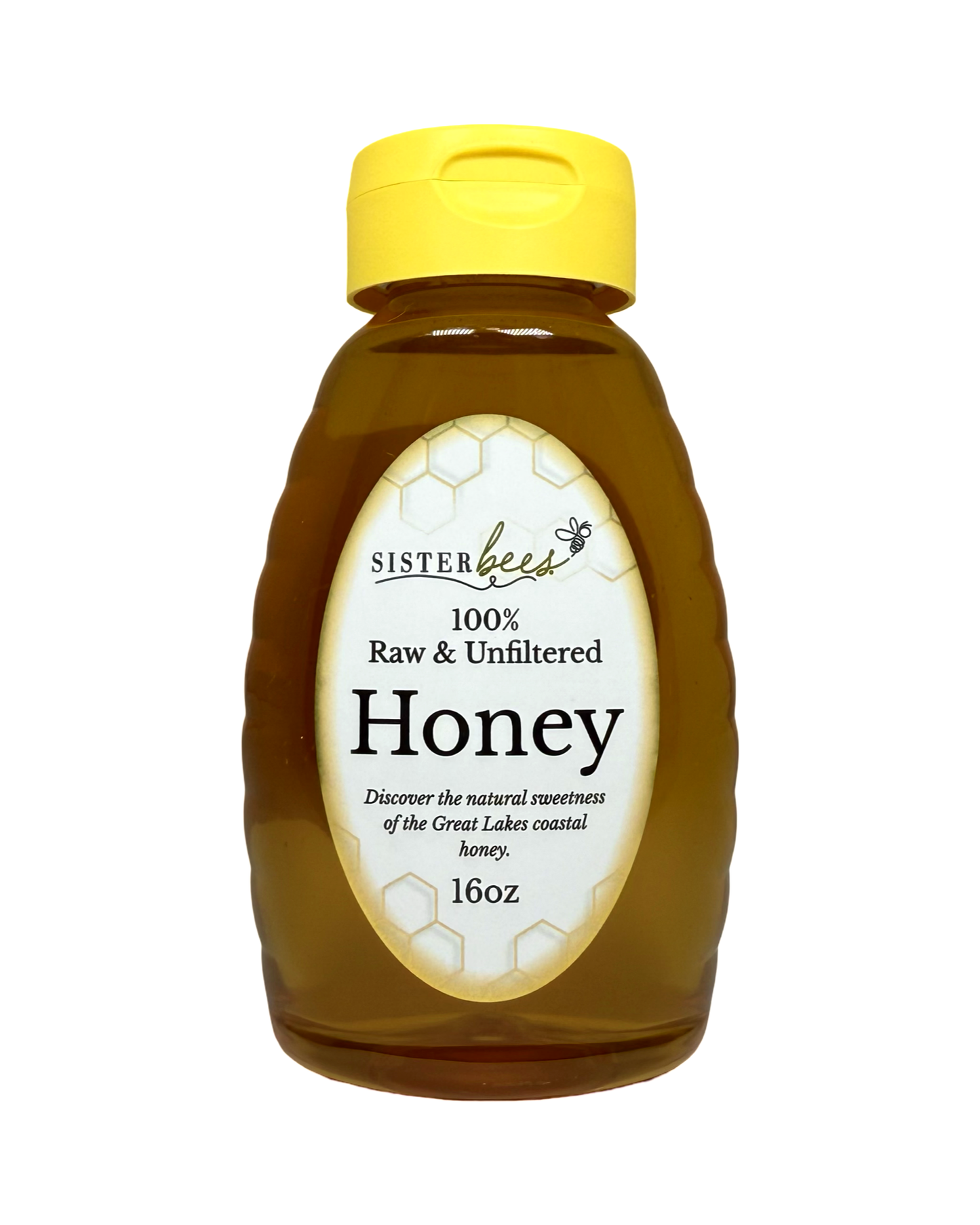 100% Raw Michigan Wildflower Honey 16 oz
