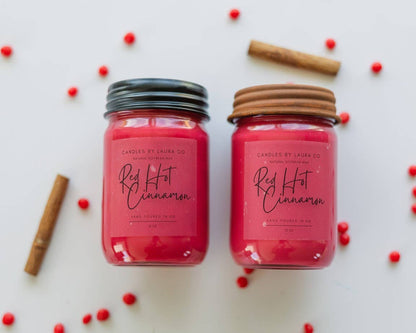 Red Hot Cinnamon Soy Jar Candle