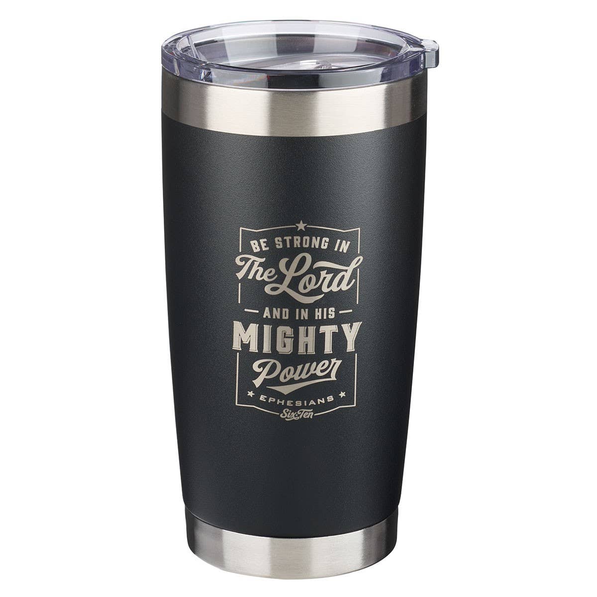Mug SS Black Be Strong in the Lord Eph. 6:10