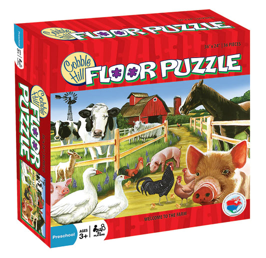 Cobble Hill Floor Puzzle "Welcome to the Farm"
