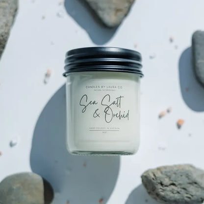 Sea Salt & Orchid 8 oz Jar Candle