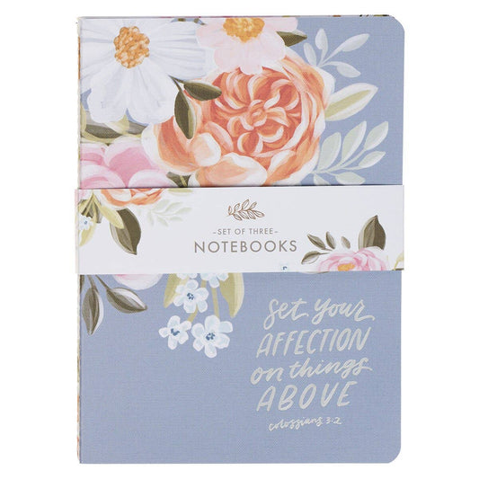 Notebook Set 3pc Lg Floral Set Your Affection Col. 3:2