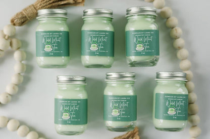 2 oz Teatime Mini Mason Soy Jar Candles