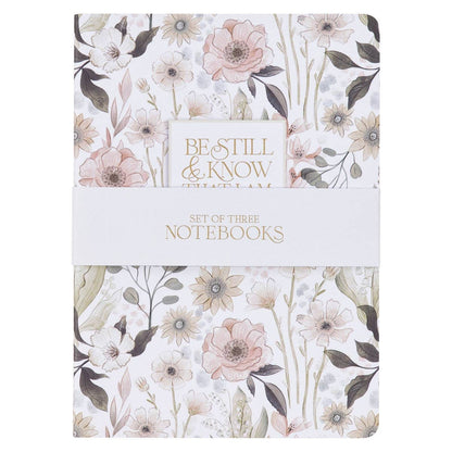 Notebook Set 3 pc Be Still Ps. 46:10