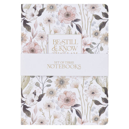 Notebook Set 3 pc Be Still Ps. 46:10