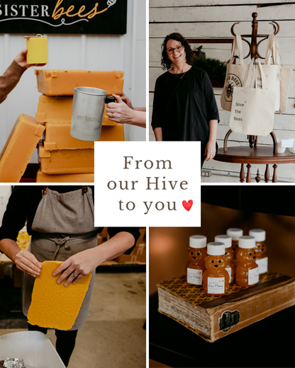 100% Raw Michigan Wildflower Honey 2oz Bear