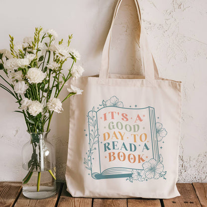 Good Day To Read Canvas Tote Bag