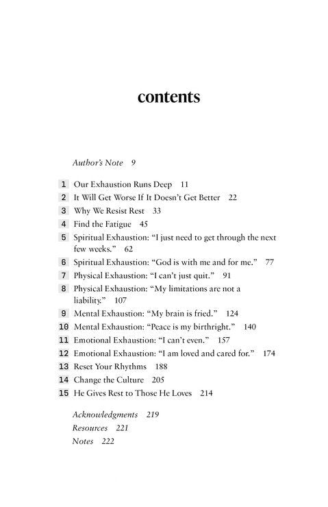 Tired of Being Tired