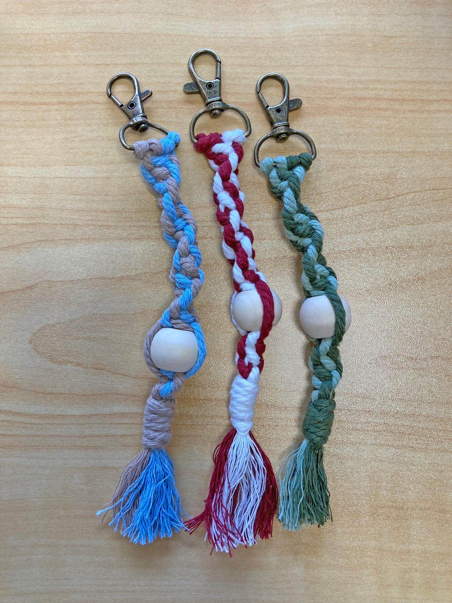 Macrame keychain