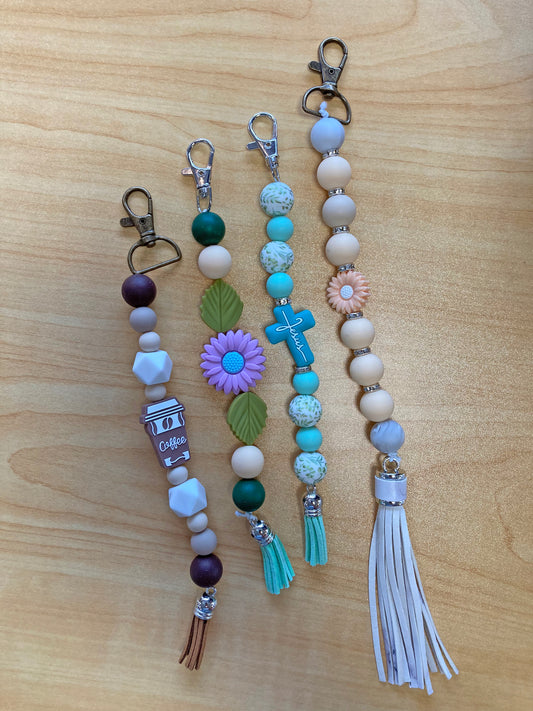 Tall straight bead strings