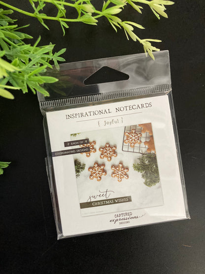 Inspirational Notecards - Joyful (Pack of 8)