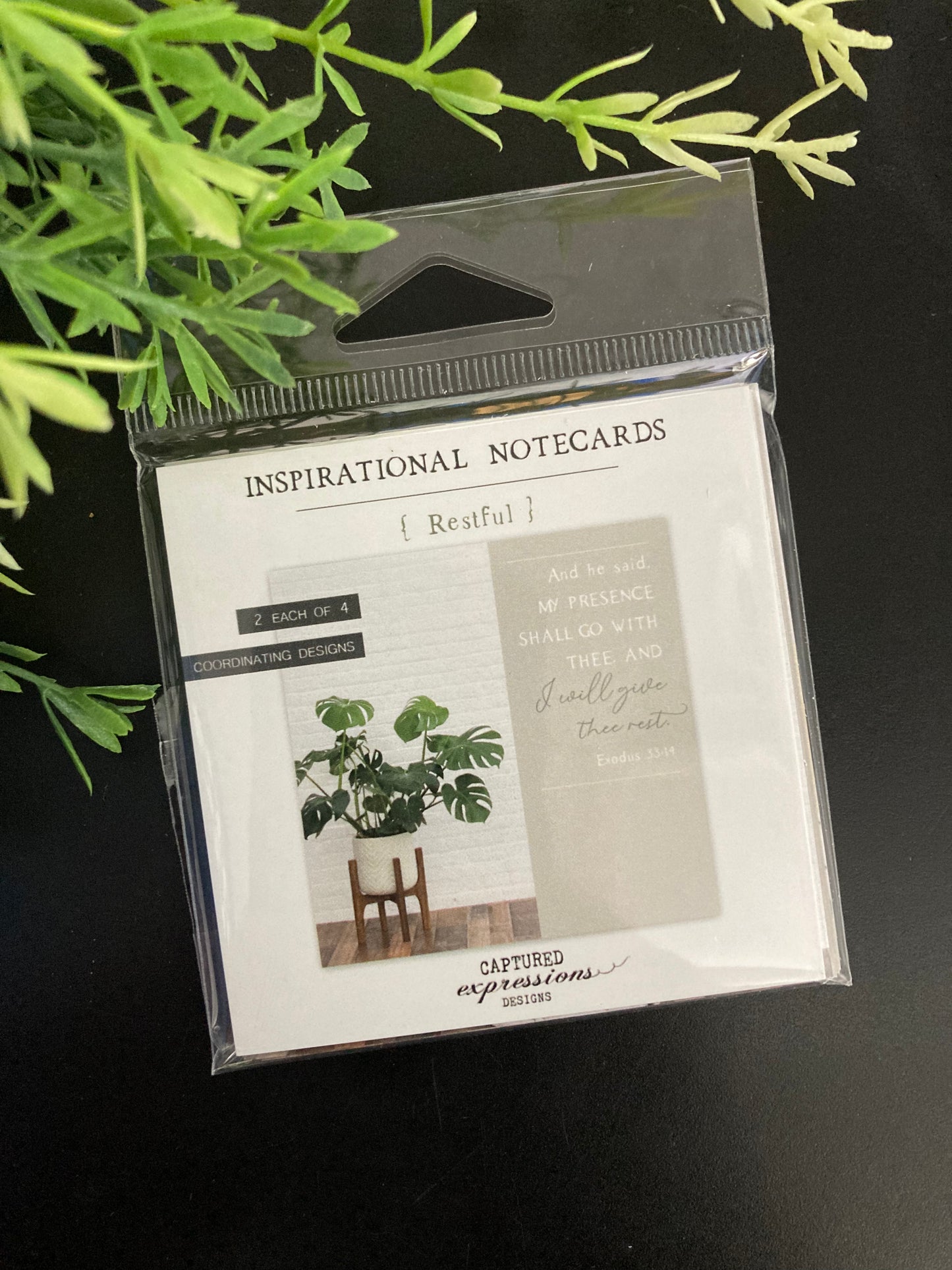 Inspirational Notecards - Restful (Pack of 8)