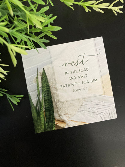 Inspirational Notecards - Restful (Pack of 8)