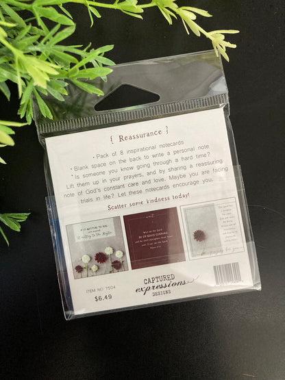 Inspirational Notecards - Reassurance (Pack of 8)