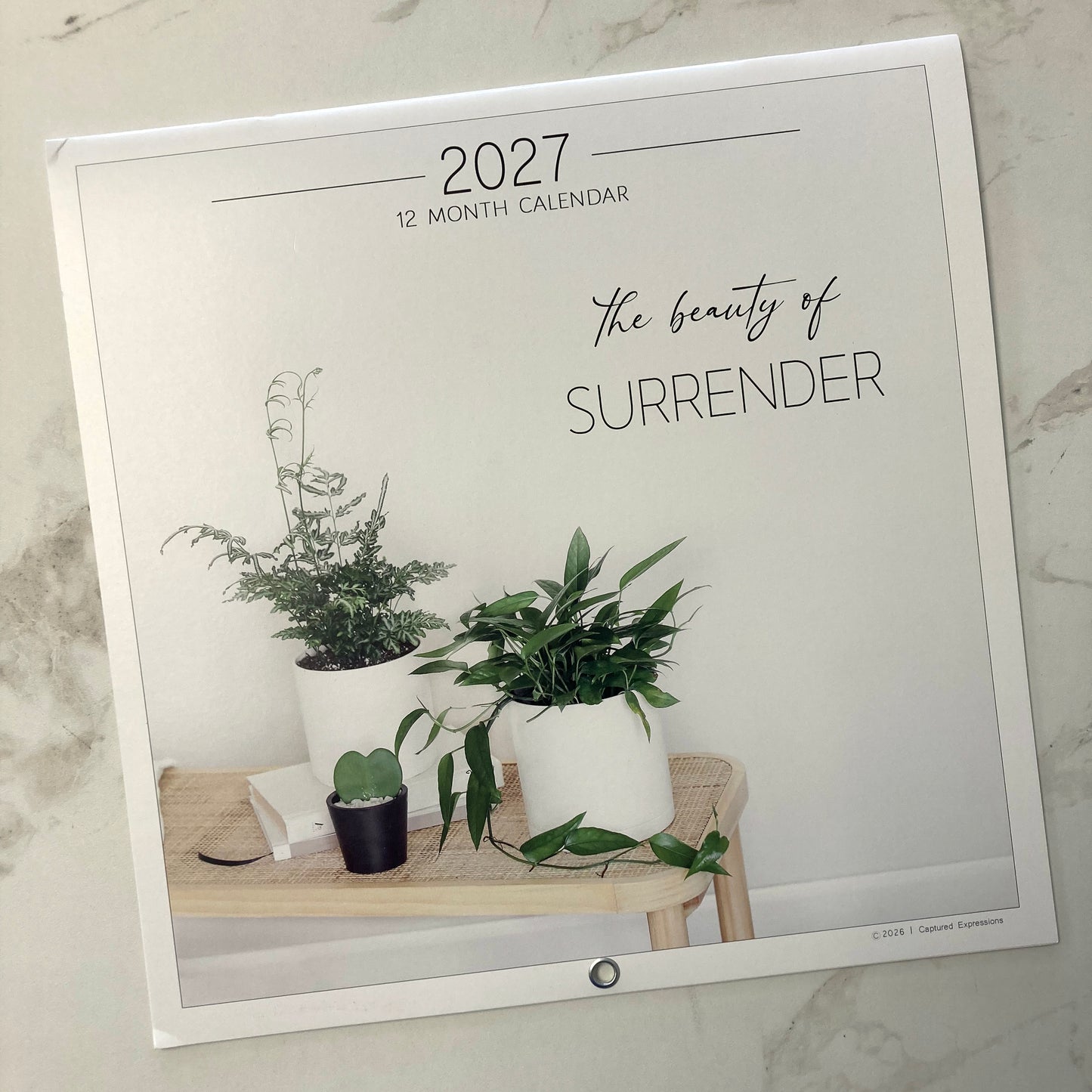 2027 The Beauty of Surrender Calendar