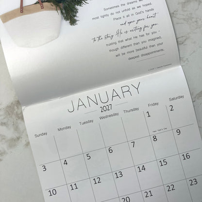 2027 The Beauty of Surrender Calendar