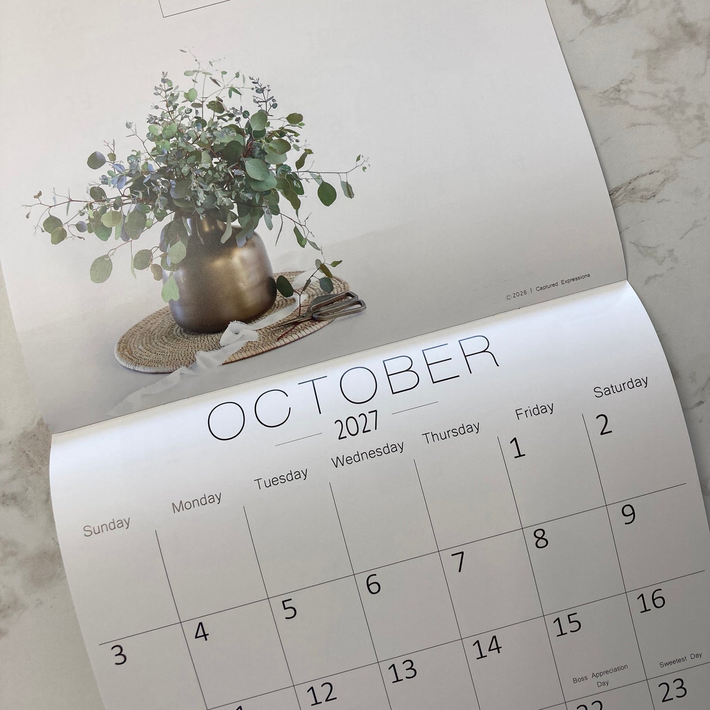 2027 The Beauty of Surrender Calendar