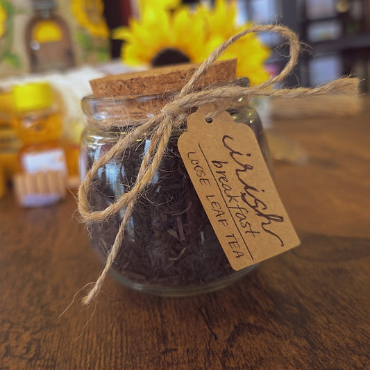 Irish Breakfast Loose Leaf Tea - Gift Jar 3.4oz