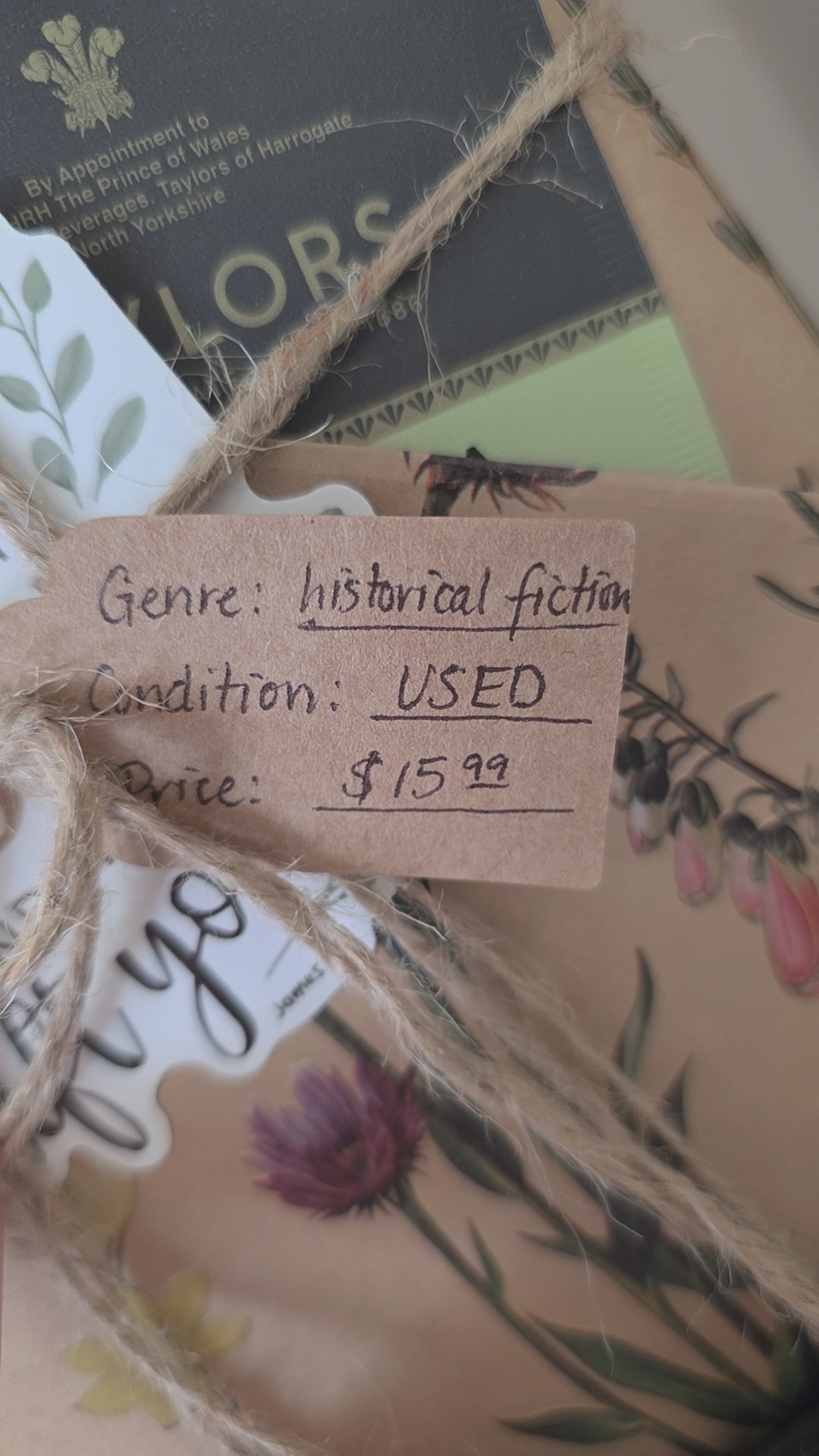 Blind Date Book - Genre: Historical Fiction