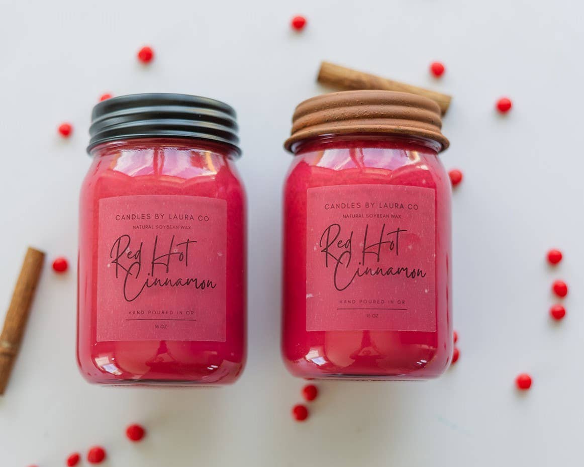 Red Hot Cinnamon Soy Jar Candle