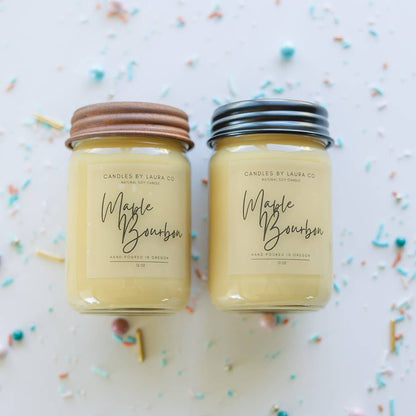 Maple Bourbon Soy Jar Candle
