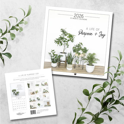 2026 A Life of Purpose + Joy Calendar