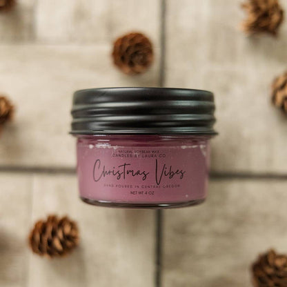 Christmas Vibes Soy Jar Candle
