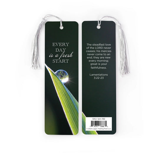 Tasseled Bookmark - A Fresh Start