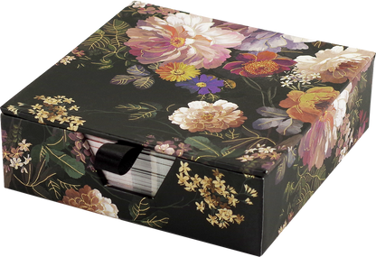 Midnight Floral Desk Notes