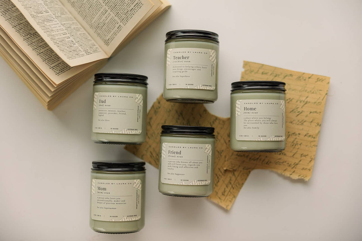 Definitions Collection 9 oz Soy Candles